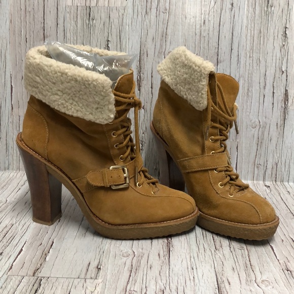 Michael Kors Shoes - Michael Kors Wooden Heeled Boots
